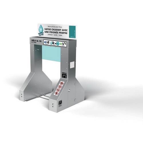 portique désinfectant pour chariot
